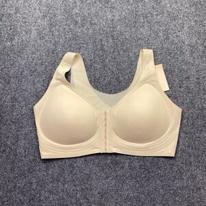 Luna Hug Front Closure Wireless Posture Support Bra Nude Beige 3XL NEW